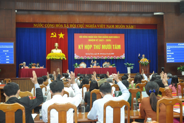 Hoạt động của Hội đồng nhân dân tỉnh Quảng Nam năm 2023: Một số kết quả nổi bật